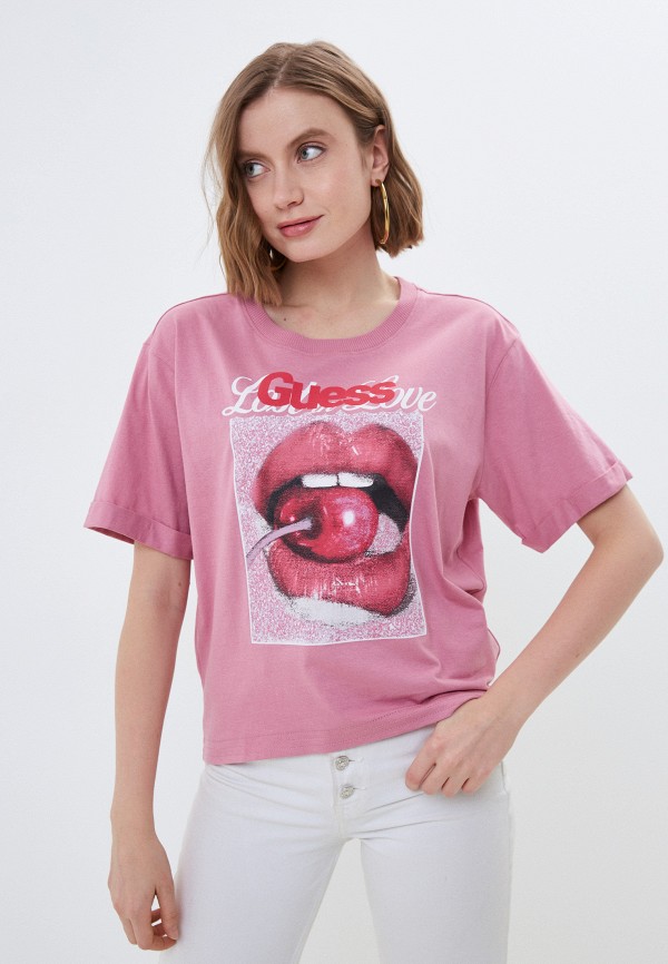 

Футболка Guess, Розовый