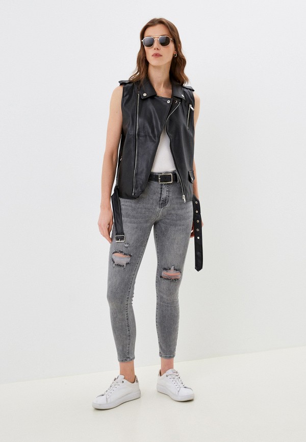 фото Жилет кожаный elsi