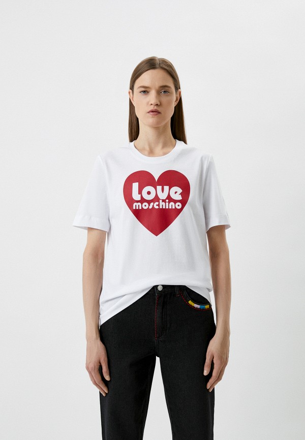 

Футболка Love Moschino, Белый