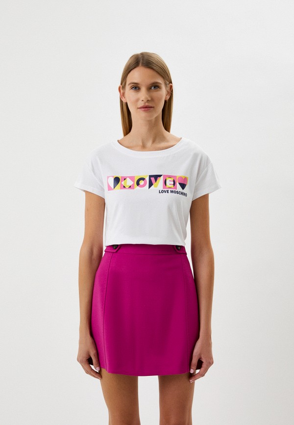 

Футболка Love Moschino, Белый