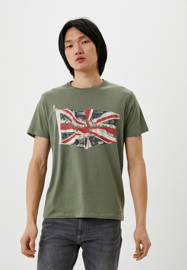 

Футболка Pepe Jeans, Хаки, FLAG LOGO N