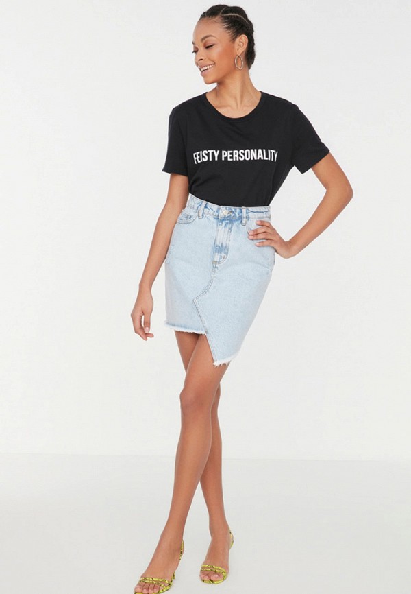 фото Юбка джинсовая trendyol