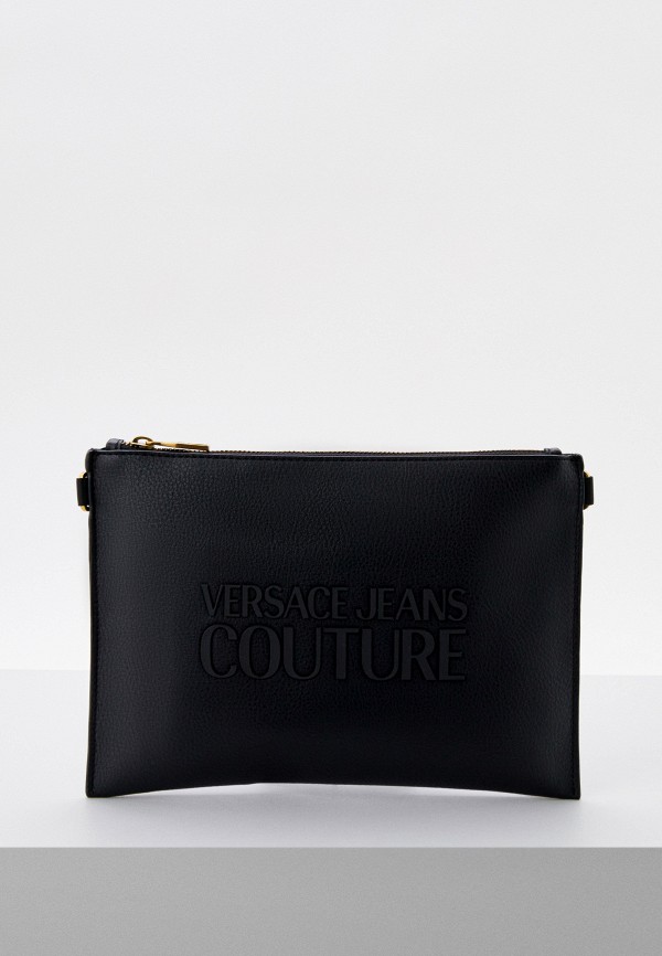 Клатч Versace Jeans Couture черного цвета