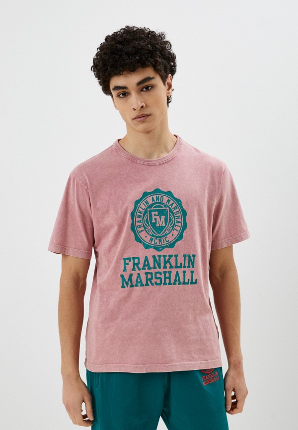 Футболка Franklin &amp; Marshall розового цвета