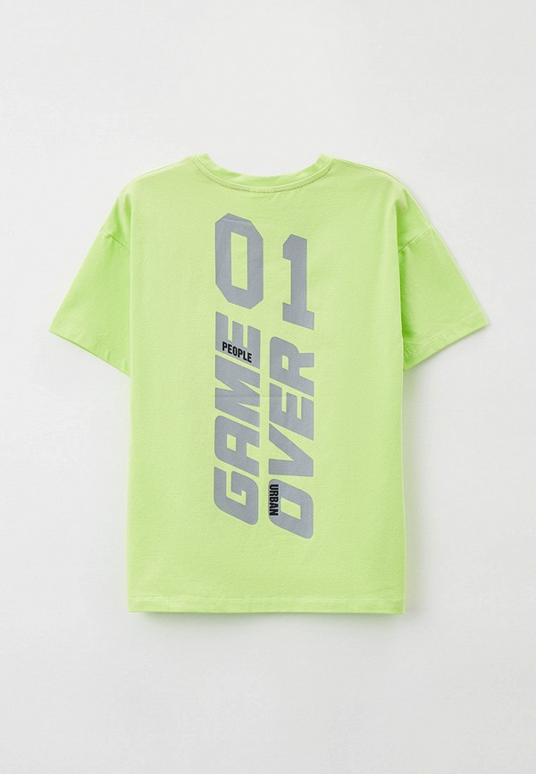 Футболка Button Blue зеленый, размер 164, фото 2