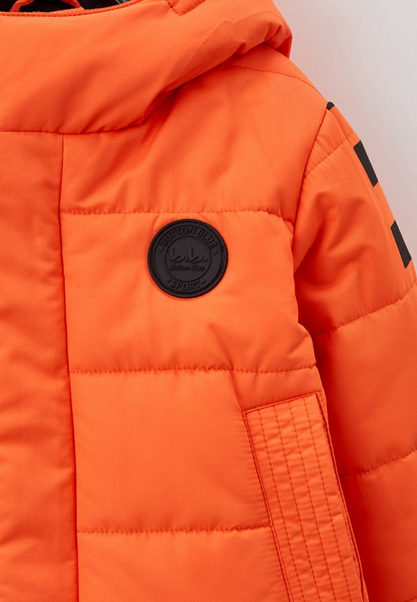 Куртка утепленная Button Blue оранжевый, размер 98, фото 3