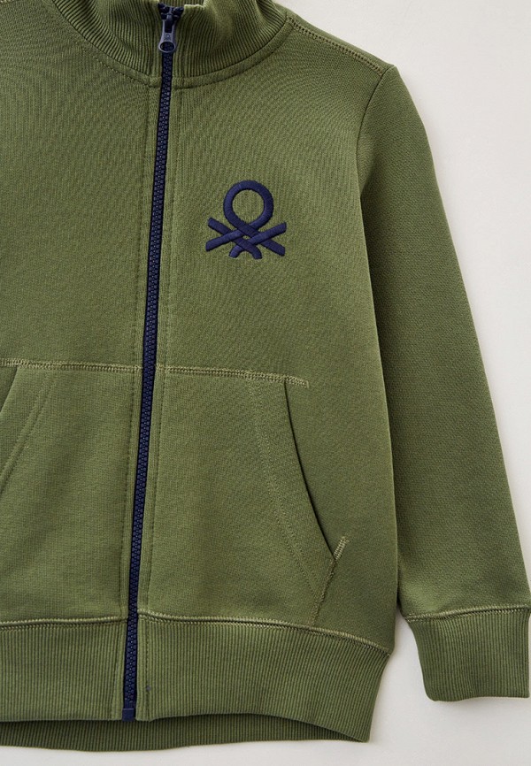 Олимпийка United Colors of Benetton хаки, размер 150, фото 3