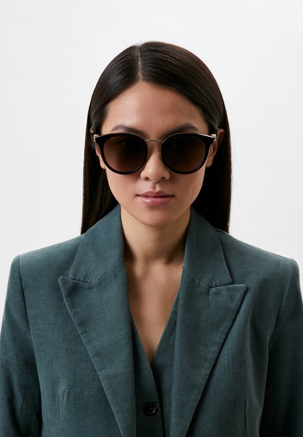 Очки солнцезащитные Gucci коричневый, размер 55, фото 5