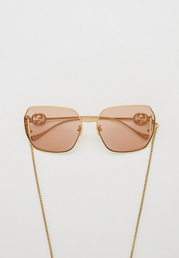 

Очки солнцезащитные Gucci, Золотой, GG1207SA 001