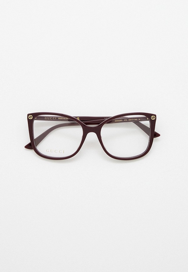 

Оправа Gucci, Бордовый, GG0026O 012