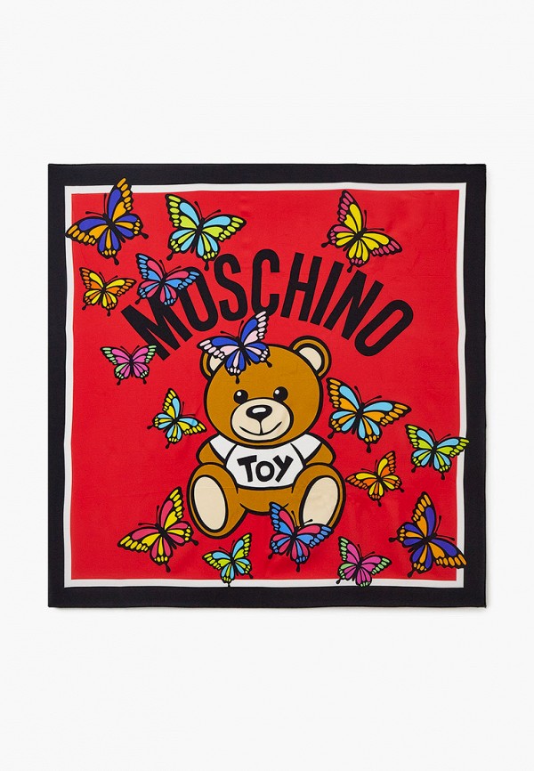 

Платок Moschino, Красный