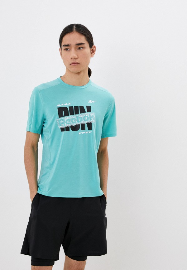 

Футболка спортивная Reebok, Бирюзовый, TSR SS AC ATHLETE TEE
