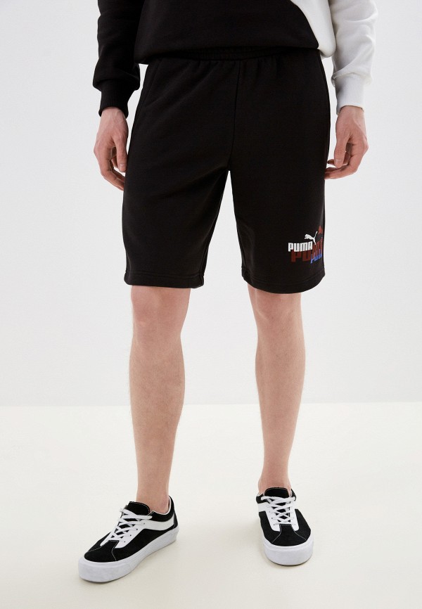 

Шорты спортивные PUMA, Черный, ESS+ LOGO POWER Shorts 10" FL PUMA Black