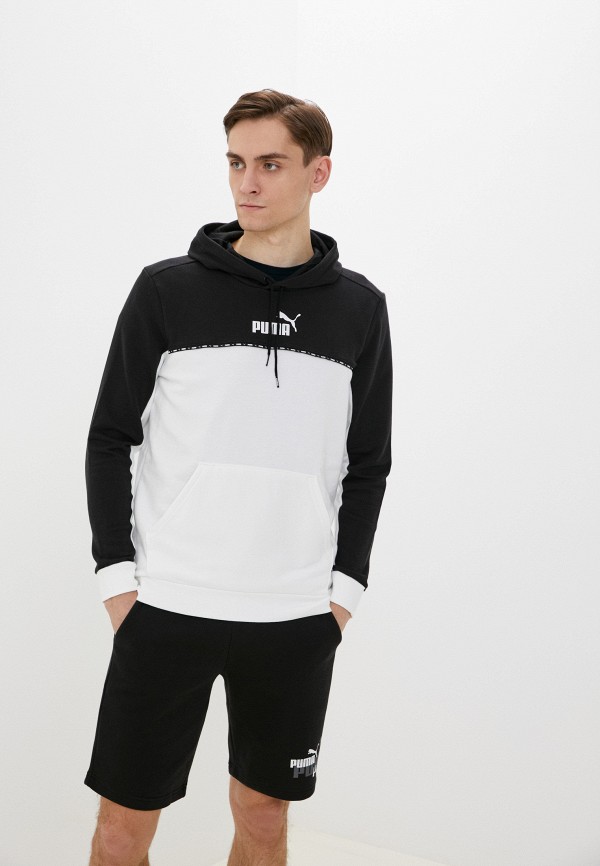 

Худи PUMA, Белый, ESS BLOCK x TAPE Hoodie TR PUMA Black