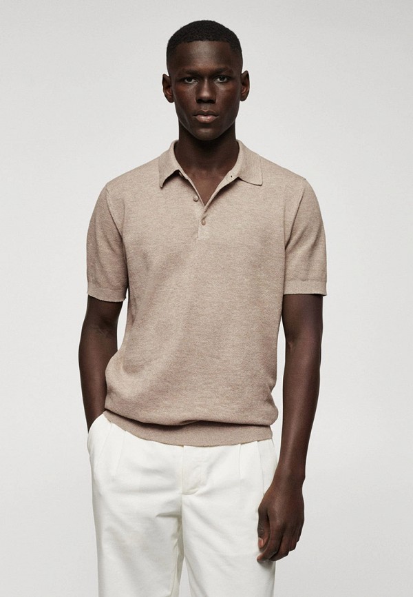 

Поло Mango Man, Бежевый, ANDREW