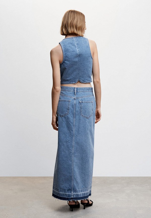 фото Жилет джинсовый mango