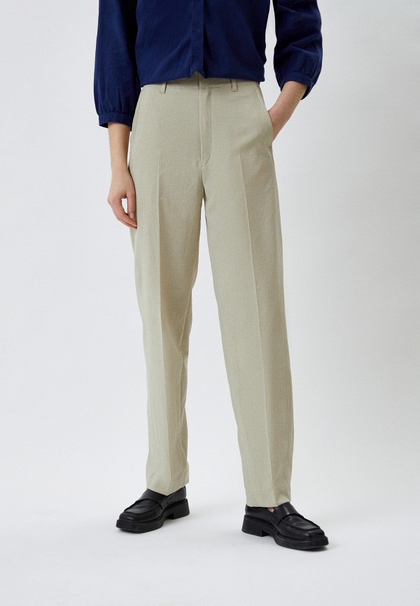 

Брюки UNIQLO, Зеленый, костюмные Uniqlo U