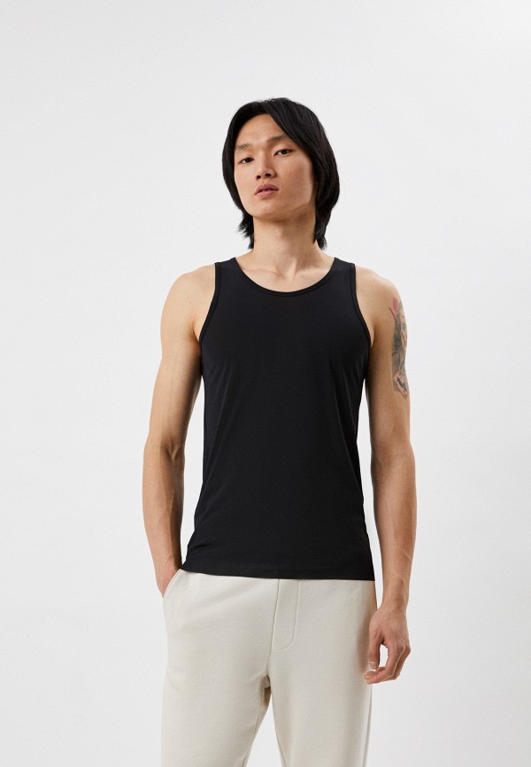 

Майка UNIQLO, Черный, Микросетчатый материал AIRism