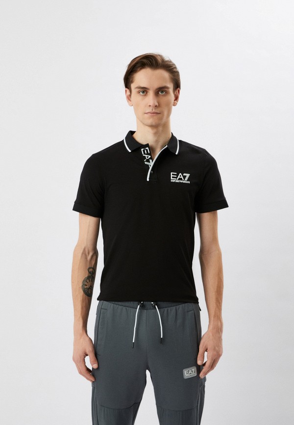 

Поло EA7, Черный