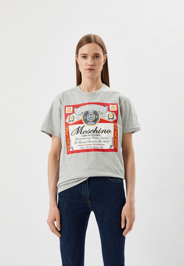 

Футболка Moschino, Серый