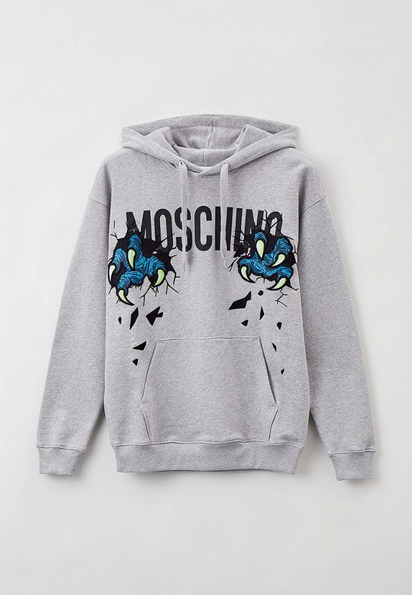

Худи Moschino, Серый