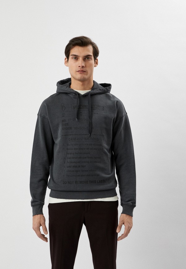 

Худи Moschino, Серый