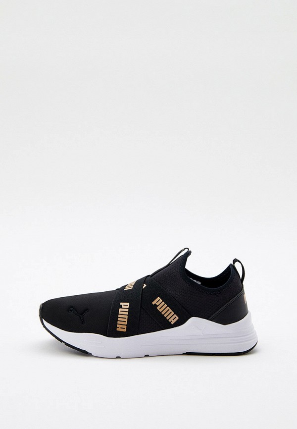 

Кроссовки PUMA, Черный, Wired Run Slipon Wns Space Metallics PUM