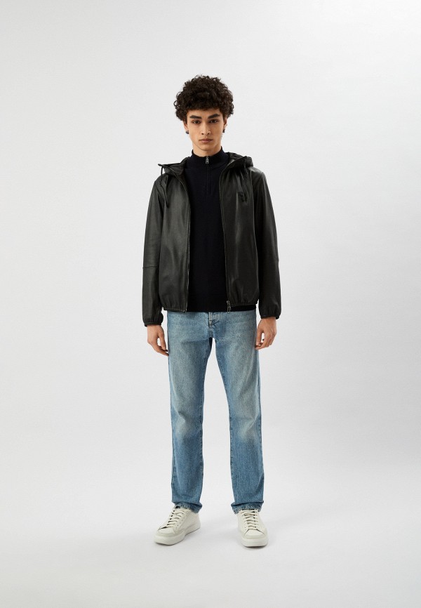 фото Куртка кожаная emporio armani