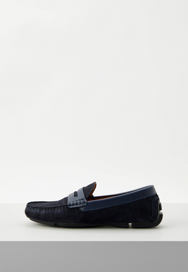 

Мокасины Emporio Armani, Синий