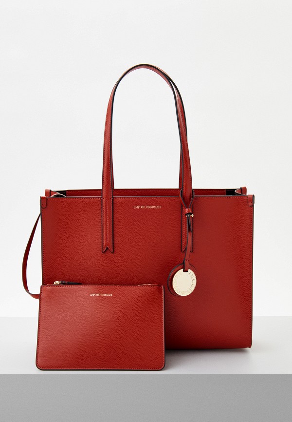 

Сумка, кошелек и брелок Emporio Armani, Красный