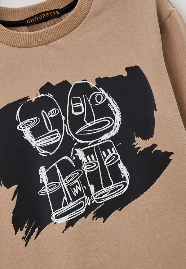Свитшот Choupette бежевый, размер 110, фото 3