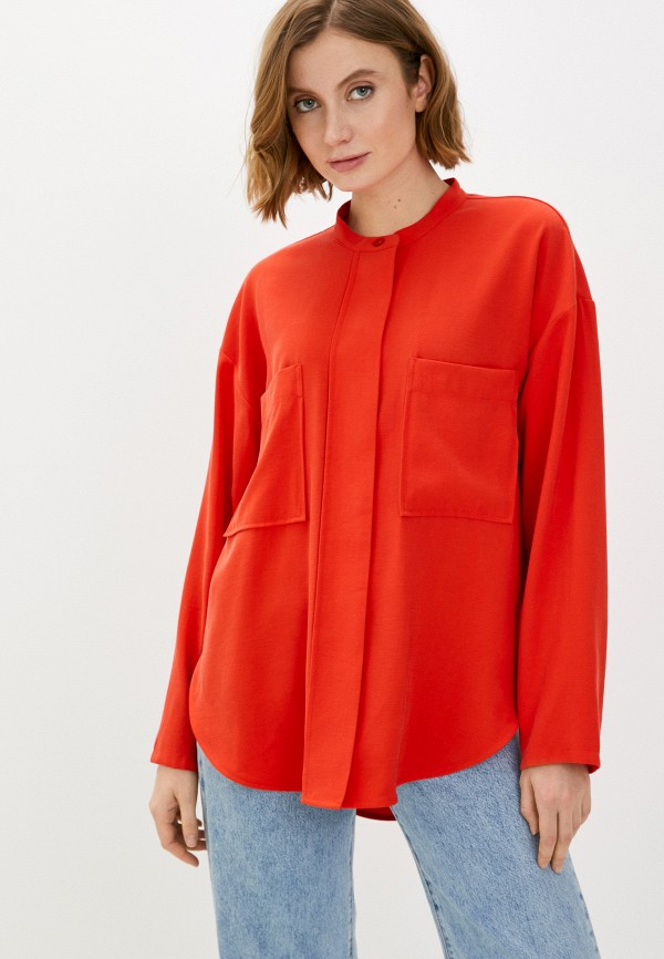Блуза United Colors of Benetton красного цвета