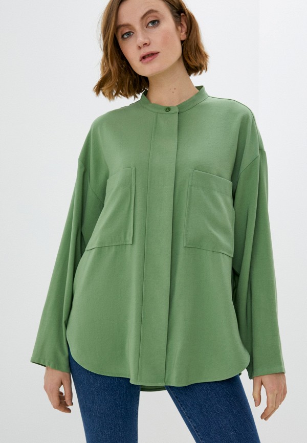 Блуза United Colors of Benetton зеленого цвета