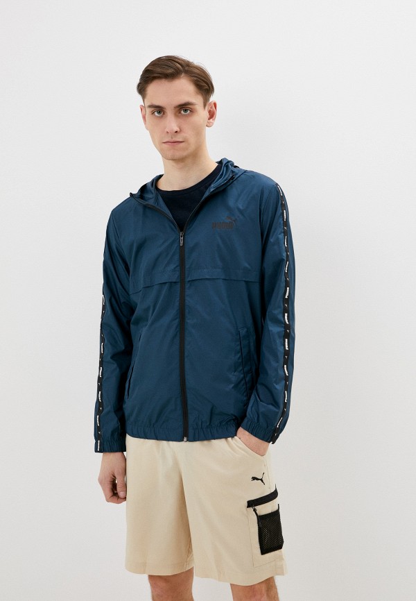 

Ветровка PUMA, Синий, ESS+ TAPE Windbreaker Dark Night