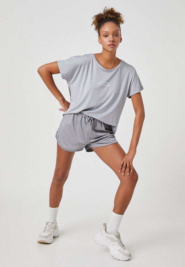 Футболка Koton серый, размер 42, фото 2