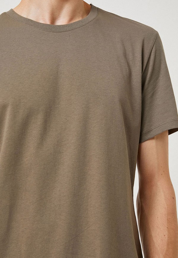 Футболка Koton коричневый, размер 50, фото 4