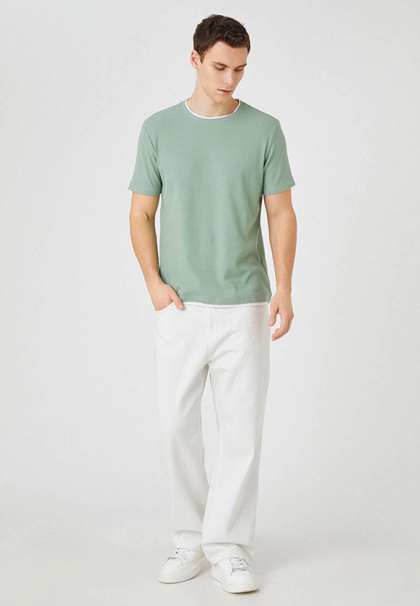 Футболка Koton зеленый, размер 46, фото 2