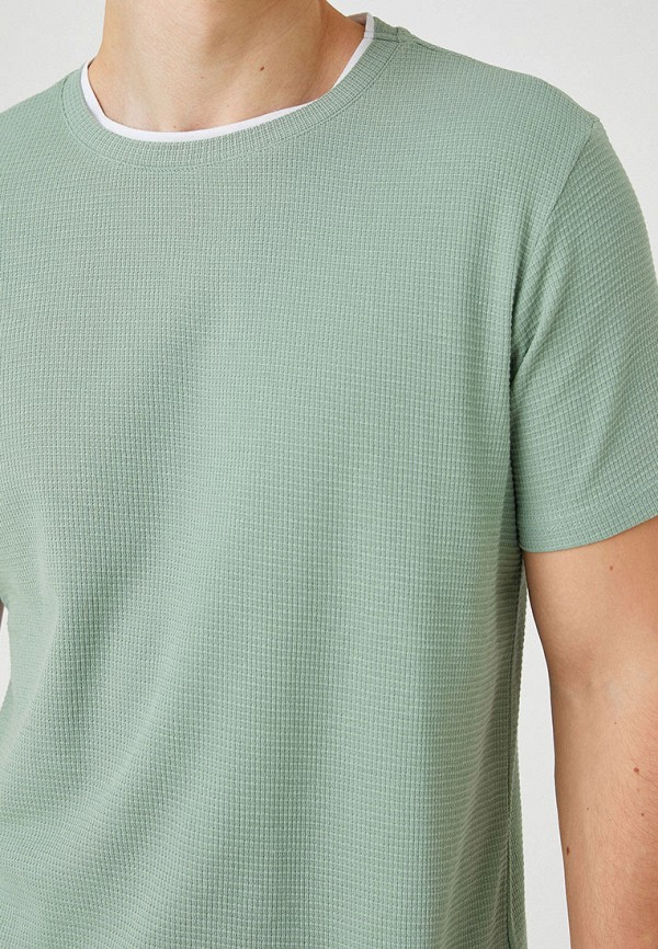 Футболка Koton зеленый, размер 46, фото 4