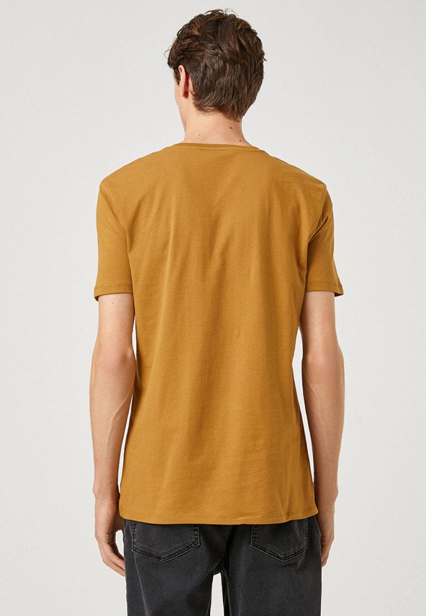 Футболка Koton коричневый, размер 56, фото 3