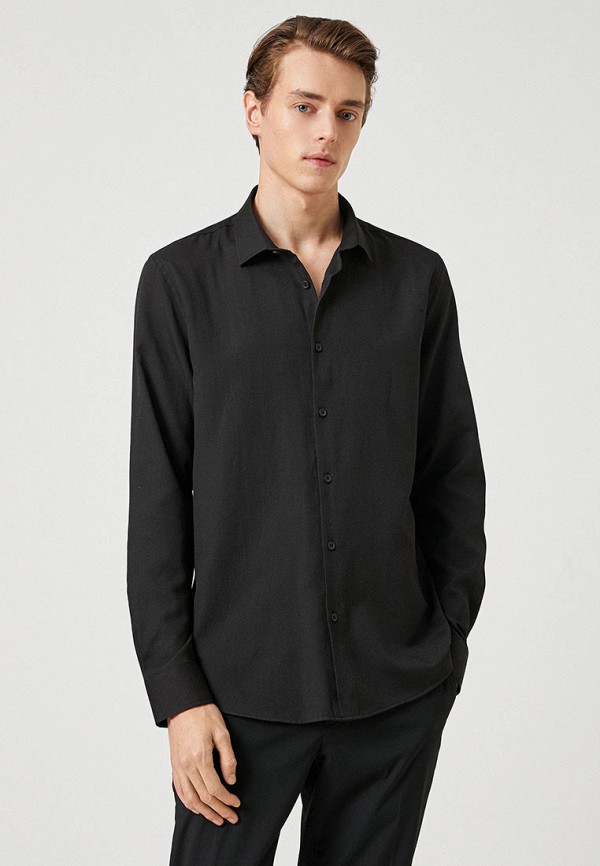 Рубашка Koton черного цвета