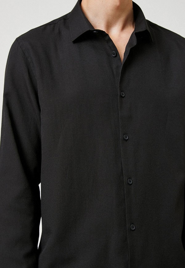 Рубашка Koton черный, размер 48, фото 4