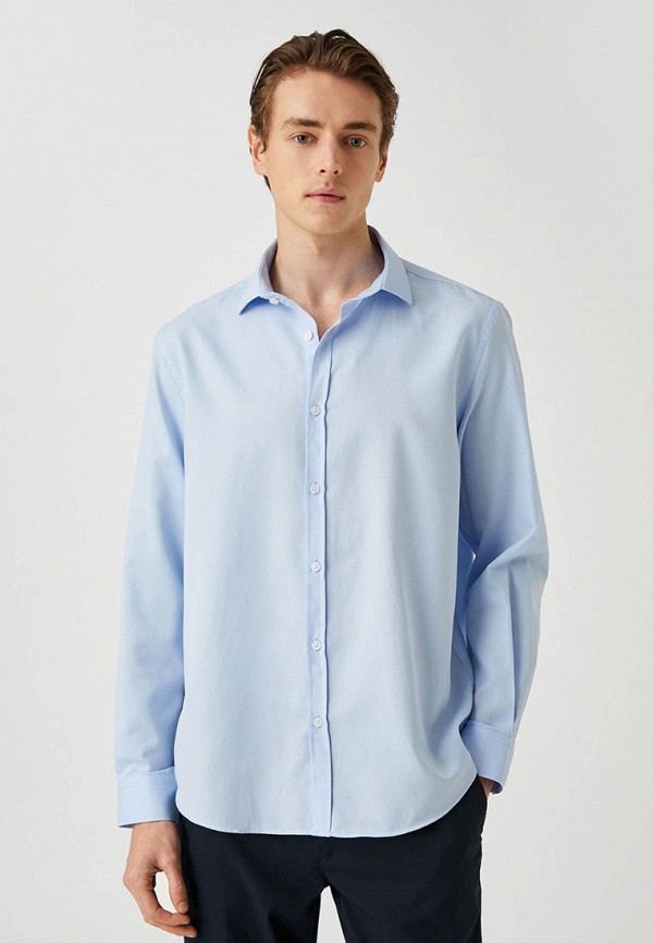 Рубашка Koton голубого цвета