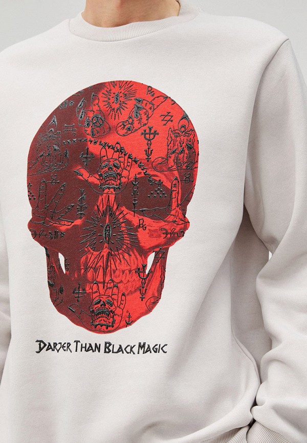 Свитшот Koton серый, размер 56, фото 4