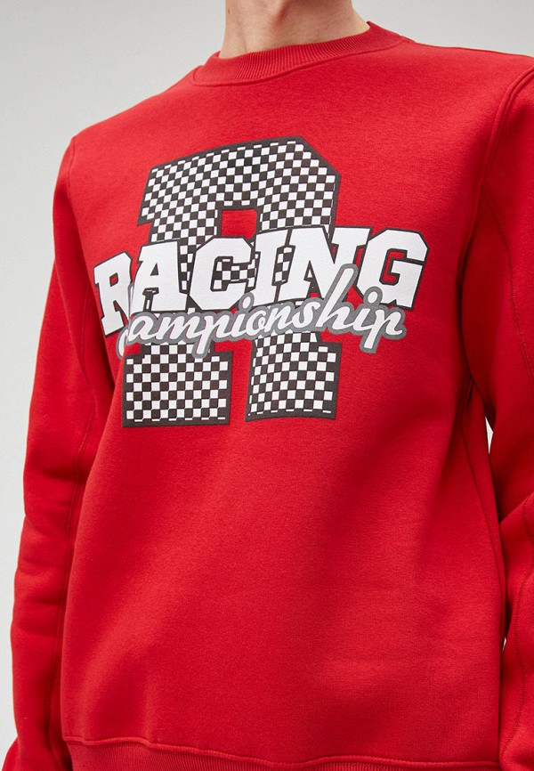 Свитшот Koton красный, размер 50, фото 4