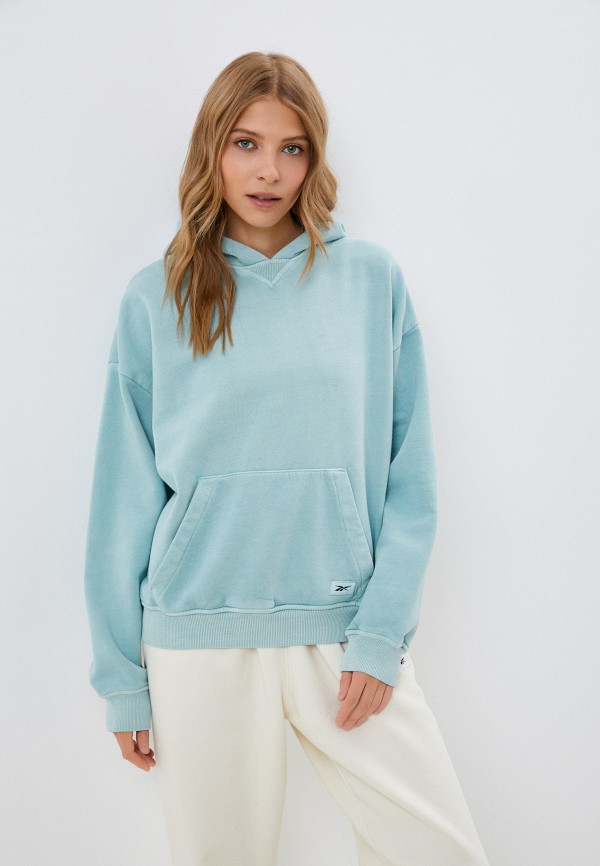 

Худи Reebok, Бирюзовый, CL RBK ND FLEECE HOODIE