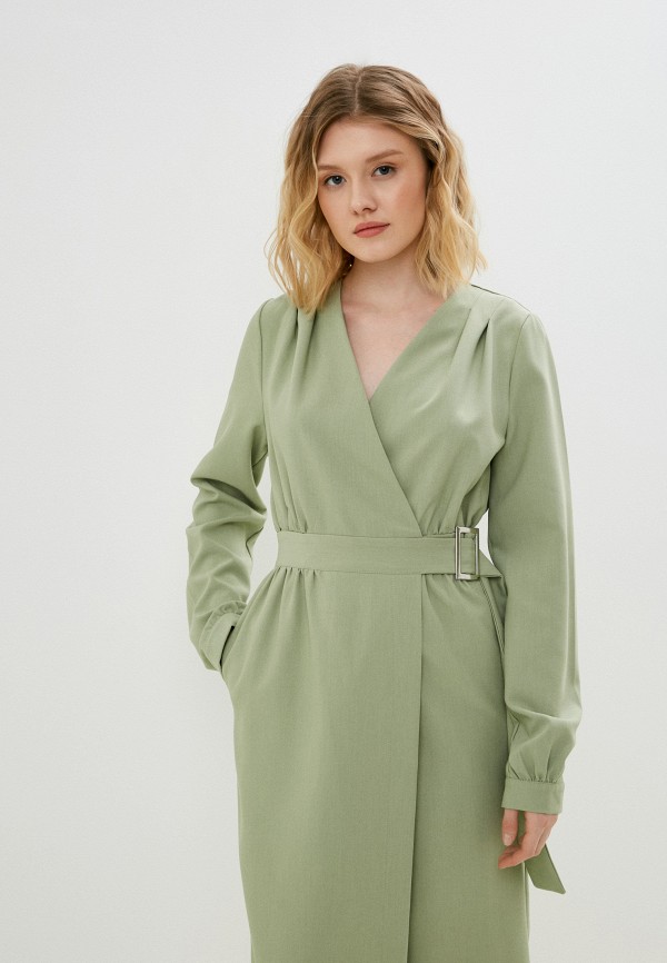 Платье Fridaymonday зеленый, размер 44, фото 2