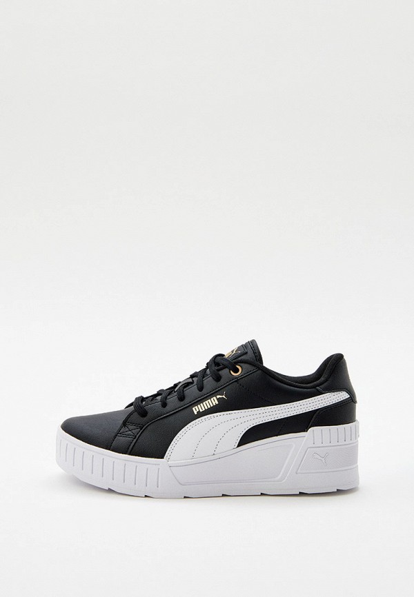 

Кеды на танкетке PUMA, Черный, Karmen Wedge PUMA Black-PUMA White-Gold