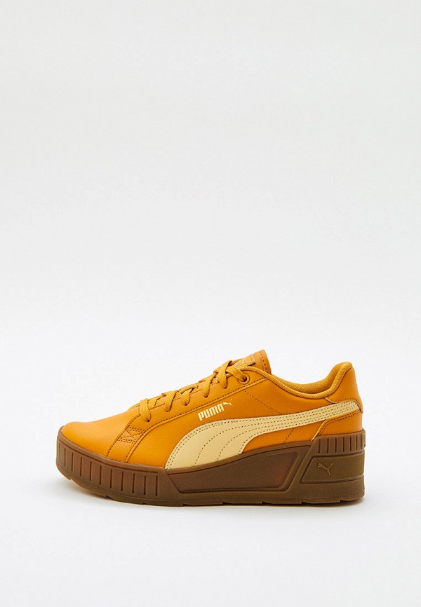 

Кеды на танкетке PUMA, Оранжевый, Karmen Wedge Desert Clay-Light Straw-Gum