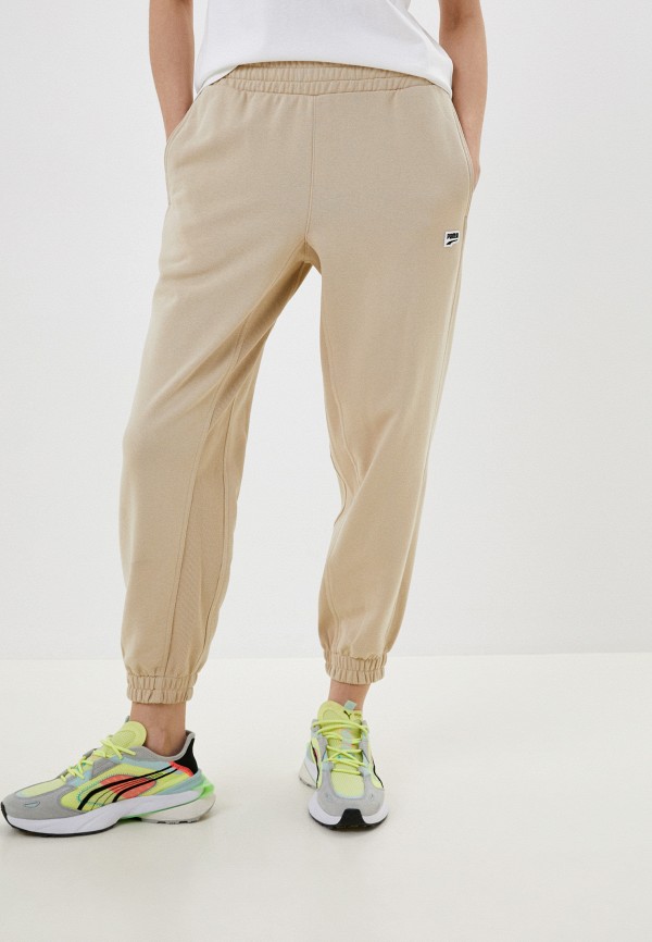 

Брюки спортивные PUMA, Бежевый, DOWNTOWN Sweatpants TR Granola