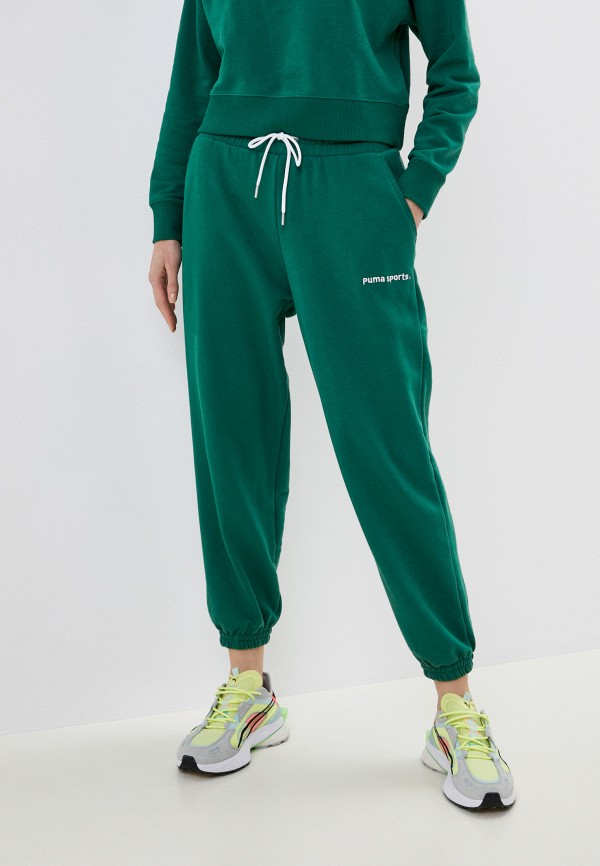 

Брюки спортивные PUMA, Зеленый, PUMA TEAM Sweatpants TR Vine